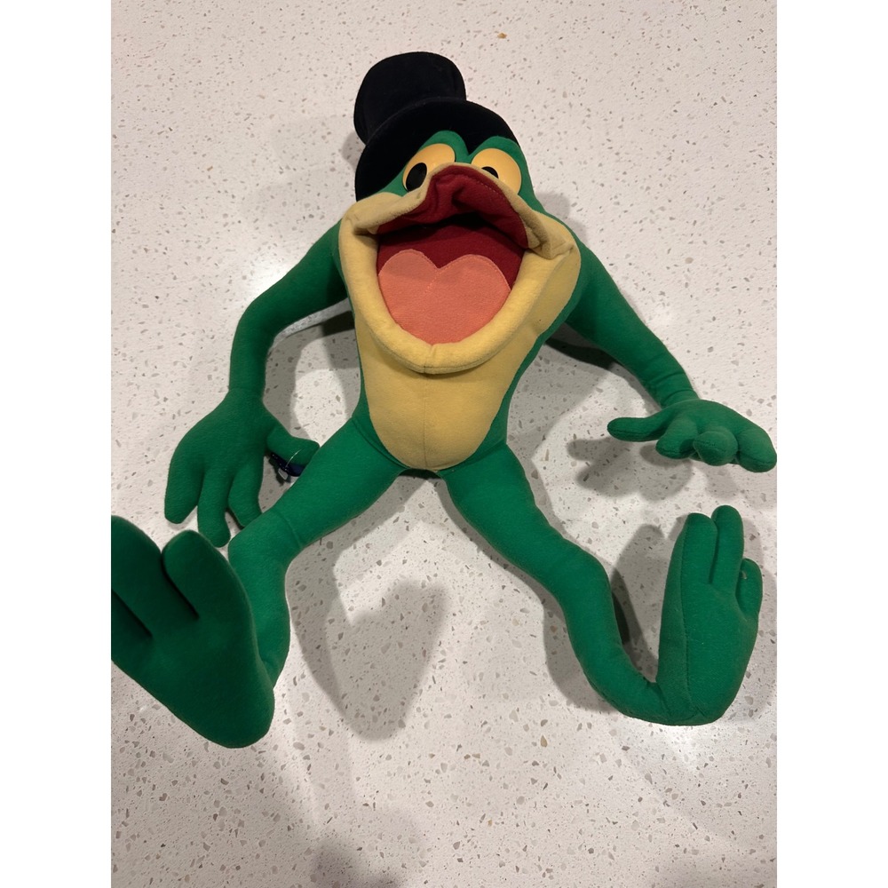 Vintage 1994 Looney Tunes Michigan J Frog Plush Applause Warner Bros 29245